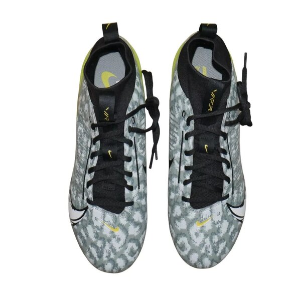 Nike Vapor Edge Pro 360 2 Low Football Cleats Men's Size 14 Volt Neon Grey Black - Picture 4 of 11